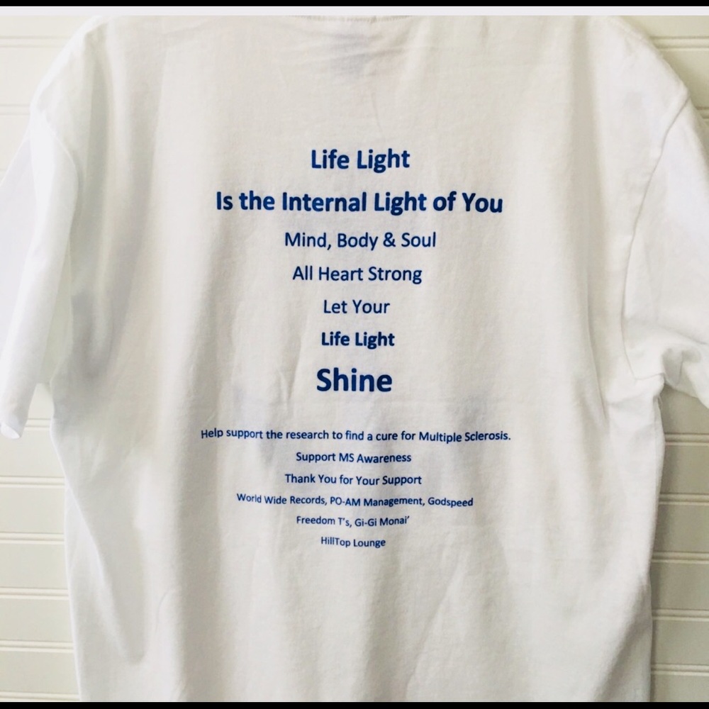 🧡 Multiple Sclerosis Awareness White Shirt 🙏 - Picture 2 of 4